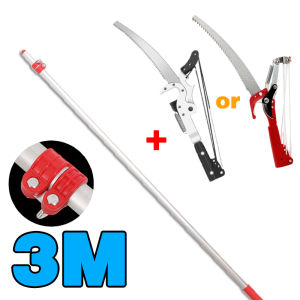 8.5 Meters telescopic High altitude pruning saw high branch shears saw tree cutter coconut picker Tree branch cutter