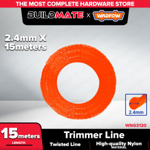 Buildmate x WADFOW Trimmer Line Durable Nylon Cord for Grass Cutter/Trimmer WNG3120/WNG3141 WHT