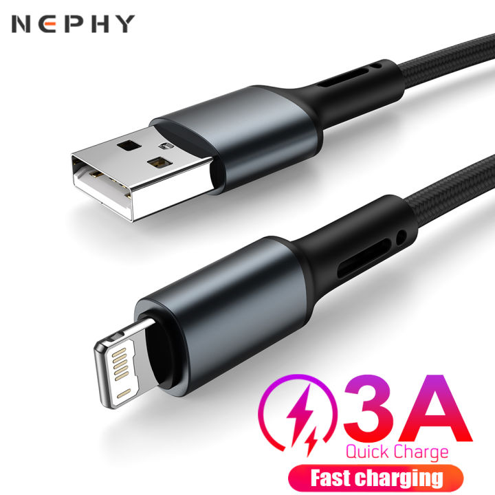 1m 2m 3m Fast Charge USB Cable For iPhone 11 12 13 14 Pro Max X