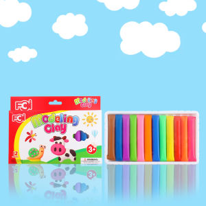 FCI Modeling Clays Non-toxic Water-Soak Soil-like Soft Smooth and Easy-to-mold texture DIY Crafts For Kids Artistic Activities