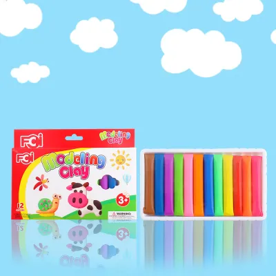 FCI Modeling Clays Non-toxic Water-Soak soil Soft smooth and easy-to-mold texture DIY Crafts For Kids Artistic Educational Purposes