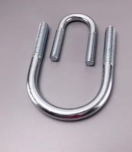 Kẹp ống hình chữ U bằng thép carbon M8 kẹp ống dây đai bu lông U ren met