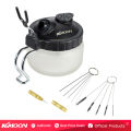 KKmoon Airbrush Cleaning Pot Glass Air Holder Paint Jar Bottle Spray Wash Clean Tools Needle Nozzle Brush Set. 