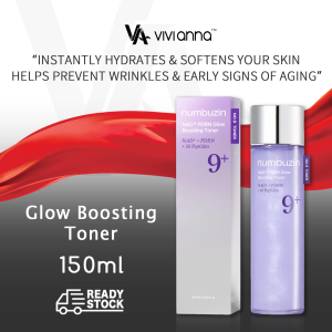 numbuzin No.9 NAD+ PDRN Glow Boosting Toner 150ml Hydrating & Firming Toner for Wrinkles Fine Lines & Dull Skin Peptides & Salmon PDRN for Radiance Korean Skincare