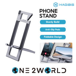 HAGIBIS ZZ4 Phone Stand:5 in 1 Design Easy to Carry Stable Support One-piece Folding Alloy Material Arc Edge Anti-swaying