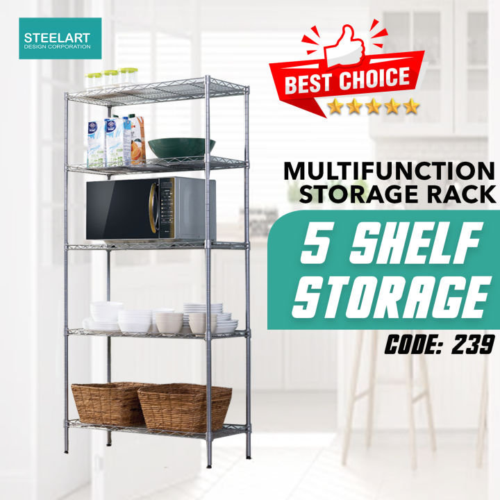 Steelart Kitchen Organizer Rack Shelf Kitchen Storage Rack Lazada PH