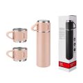 Termos Vacuum Flask Set 500ml Botol Minum Stainless Cangkir Set bisa Panas dan Dingin. 