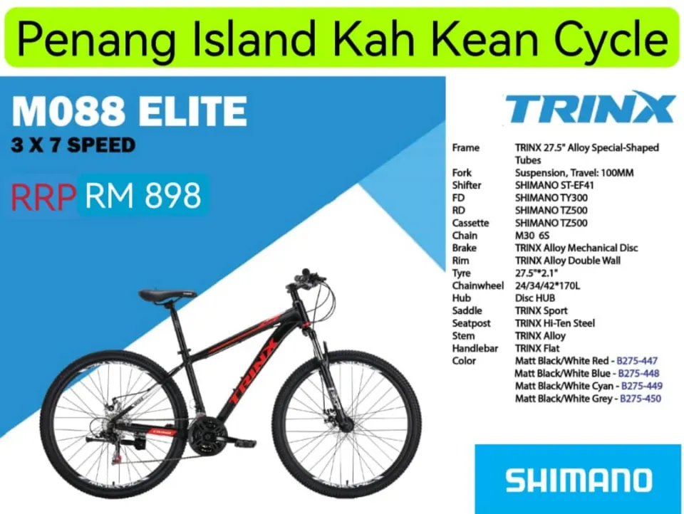 Shimano Trinx M088 Trinx Mountain Bike New Arrivals