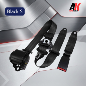 AUTOKEDAI Car Seat Belt Automatic Retractable Seat Belt Car Three-point Seat Belt Universal Auto Retractable Seat Belt Driver Seat