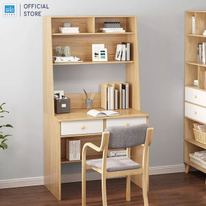 Bàn Học Sinh Làm Việc Tại Nhà Kết Hợp Kệ Sách Nhiều Ngăn SIB Decor (Không Gồm Ghế) BLV10