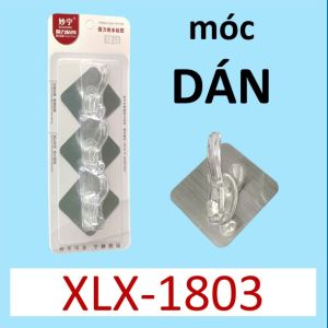 Móc treo dán tường siêu dính chịu lực XLX-1803 _ dán tường sơn nước dán gạch men