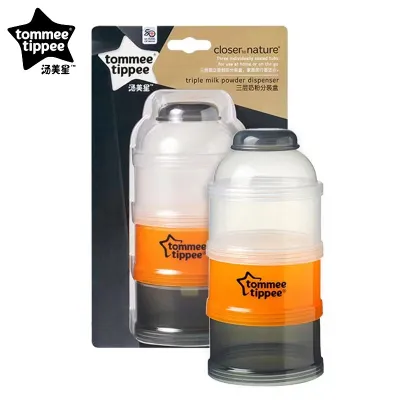 Tommee tippee Baby Formula Dispenser Travel Portable Milk Powder Dispenser Container (Holds Up To Three 9oz Servings)