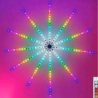 180 LED Fireworks Fairy Lights Outdoor Decorations for Home Dream Color Christmas Lights