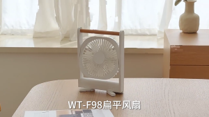 4 Speed Adjustable Small Fan with USB Charging Portable Table Fan for Quiet and Powerful Airflow at Home or Work