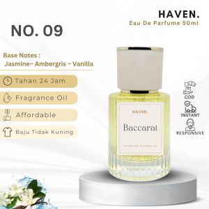 Haven Parfum BOTOL CHLO BACCARAT 50ML — Parfume Pria Tahan Lama dan Wangi — Minyak Wangi Tahan Lama
