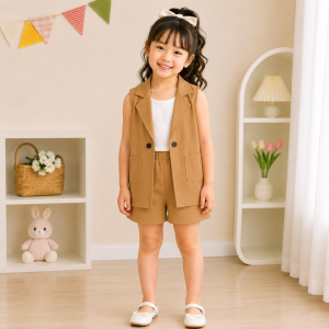 SABELA- Setelan Velin 3in1 Anak Perempuan Lucu 1-5tahun
