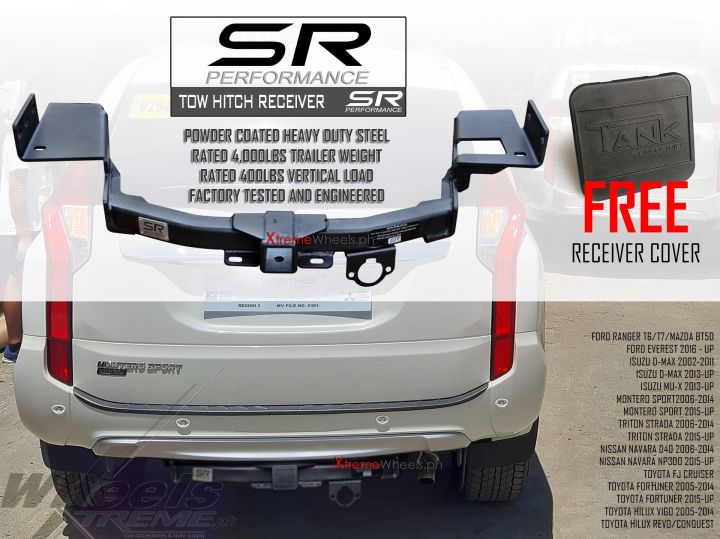 Isuzu Mux / Trailblazer 2014 to 2022 SR PERFROMANCE tow hitch receiver