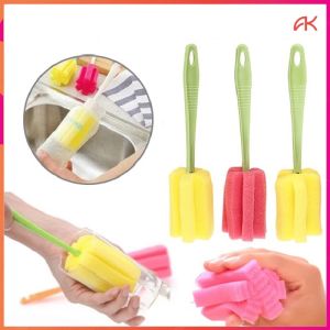 SPONS TONGKAT SIKAT PEMBERSIH BOTOL DAN GELAS SIKAT BUSA DOT SUSU BAYI