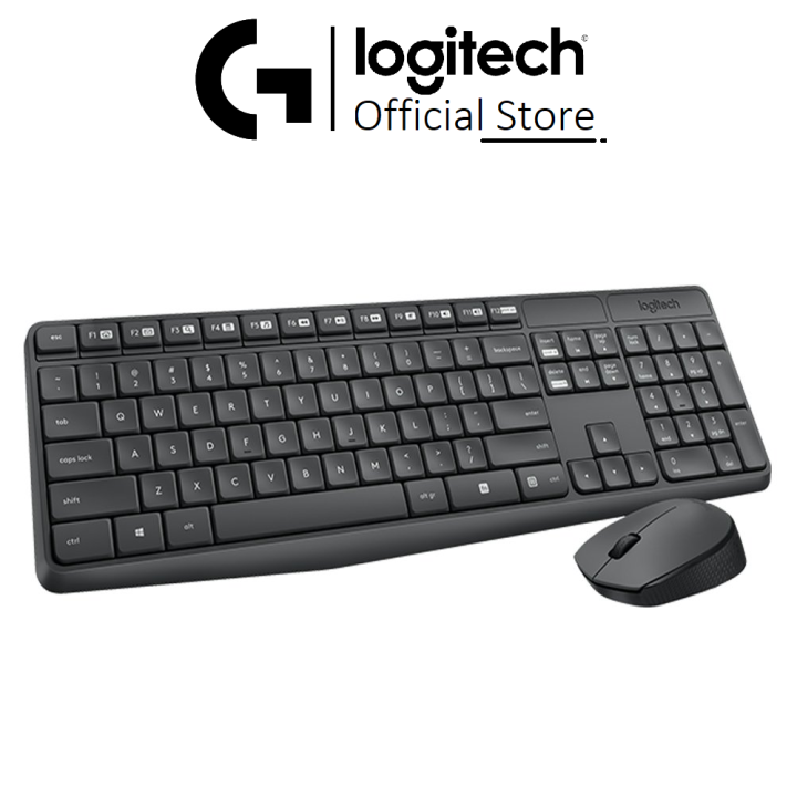 Bàn phím chuột Logitech MK295 Silent Yên lặng Không dây Kết nối