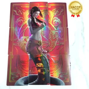 Bộ tranh Thẻ ghép Tiêu Viêm chính hãng cấp SP bộ 9 tấm Thải lân Mỹ đổ toa trong đấu phá thương khung 2055 NF 2