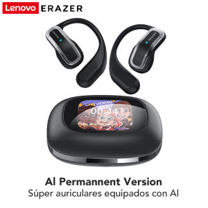 Lenovo ERAZER XP3 Al Smart Real-Time Translation Wireless Earphones Bluetooth 5.4 With LED Touch Screen Business Earbuds with Mic Waterproof IPX5