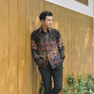 Jayabaya Batik Baladewa Kemeja Batik Pria Lengan Panjang