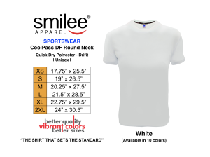 Smilee Apparel Drifit CoolPass DF Round Neck Shirt