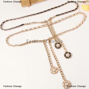 [COD] Fashion Change Chain Belts For Women Punk Style Metal Dress Decoration Waist Chain Ladies Luxury Designer Clothing Accessories