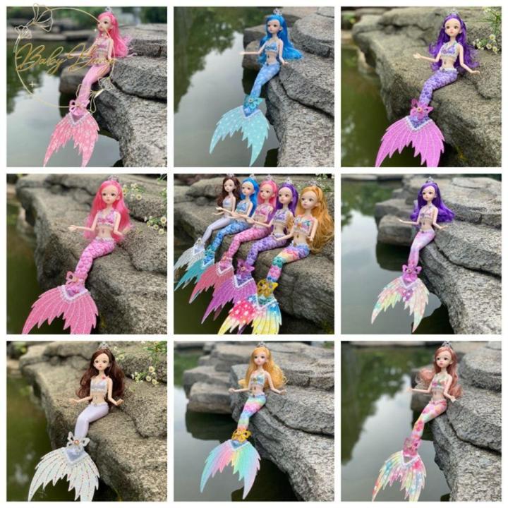 BABYBANG BJD Mermaid Bjd Mermaid Doll Toy Drilling Tail Joint Movable ...