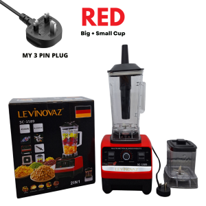 GetGadget⚙ 2L Heavy Duty Blender [MALAYSIA PLUG] Pengisar 2L Mixer Juicer High Power Food Processor Ice Smoothie Bar Fruit Juice Maker Heavy Blender