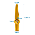 Kazoo Metal / Kazoo Flute Untuk Pemula 12CM. 