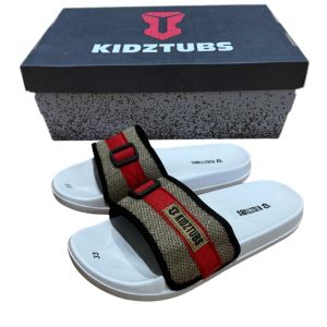 Sandal Anak Laki Laki Karet Slipper Slide Selop Slipon Jepit Karakter Warna Hitam Usia 6-10 Tahun-KIDZTUBS1824100224