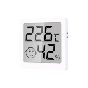 Energy Saving Digital Thermometers Hygrometer Magnetic Back Standalone Placement LCD Display Comfort Indicator