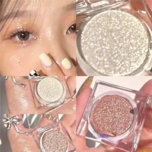 Monochrome Eye Shadow Highlight Gloss Fine Flash Eyeshadow Long Lasting Sparkle Eye Makeup
