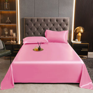 Spring and Summer Bare Sleeping Double-Sided Ice Silk Bed Sheets Student Dormitory Single Double Summer Cool Pillowcase Internet Celebrity Single Piece