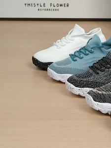 Plus-size womens sports shoes breathable  sock shoes slip-on lazy shoes