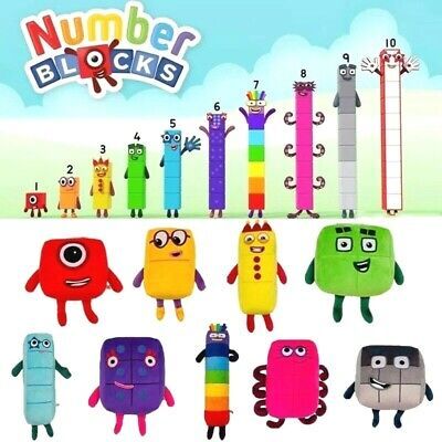 Cartoon Numberblocks Plush Doll Educational Stuffed Number Blocks Toys ...