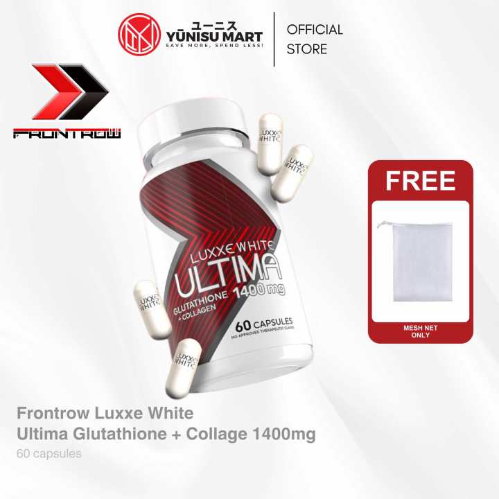 Frontrow Luxxe white Enhanced Glutathione ( With Freebies) Front Row Luxxe  - Lazada | Lazada PH