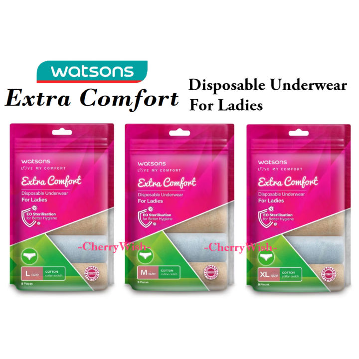 WATSONS Disposable Underwear Maternity L 5's, Beauty & Personal