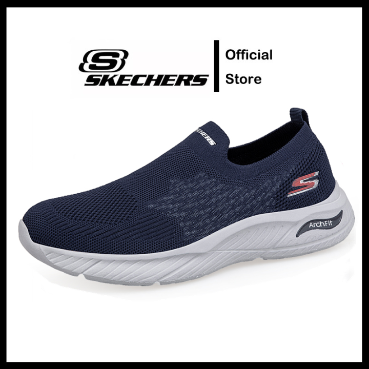Skecher-s GO walk ULTRA GO RUN Men Sneakers Arch Fit Shoes Men