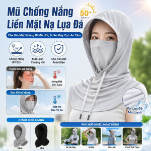 Mặt Nạ Chống Nắng Sợi Băng / Che Cổ Và Mặt / Bảo Vệ 99% Tia UV / Thoáng Khí Không Bí Bách