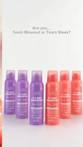Luxe Organix Hair Professionals 3in1 Dry Shampoo Sleek & Straight Floral Bloom 110ml – Instant Volume & Refresh No White Residue Non-Greasy Fresh Fragrance Oil Control for Clean Smooth Hair Keratin Infused Portable Hair Mist for All Hair Types