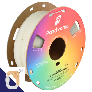 Polymaker Panchroma UV Shift PLA 3D Printing Filament Glow under UV Light & Temperature Change