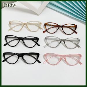 Fitow Personality Fashion Cat Eye Glasses Women Triangle Frame Party Computer Game Protection Eye Eyeglasses