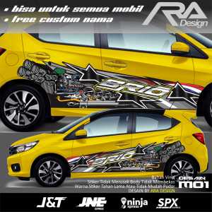 [M01] STIKER DECAL SIGRA INNOVA BRIO AVANZA XENIA SWIFT PICANTO SEDAN-STIKER MOBIL CUSTOM THAILOOK