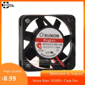 40mm 4cm Axial Fan for Sunon 4010 12V 1.08W ME40101V1-000C-A99 CPU Cooling Fan for Laptops & Industrial Equipment