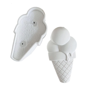 Ice Cream Cup Mold Silicone Epoxy Resins Storage Container Making Mould for DIY Projects and Holiday Celebration