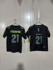 In-stock Super Bowl NFL Seattle Seahawks childrens fashion embroidered football jerseys European and American style