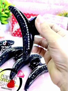 Kẹp Gấp Tóc Đính Đá Hàn Quốc - Thời Trang Sang Trọng