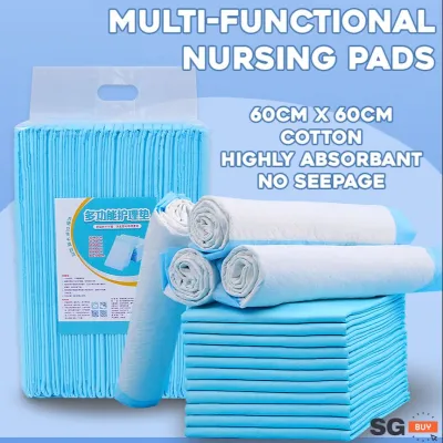 [Singapore Seller] 50/100 Pc Disposable Adult Nursing Pad Incontinence Sheet for Elderly Pregnancy Maternity Infant Baby Urines Adult Diaper Diapers | Local Ready Stock